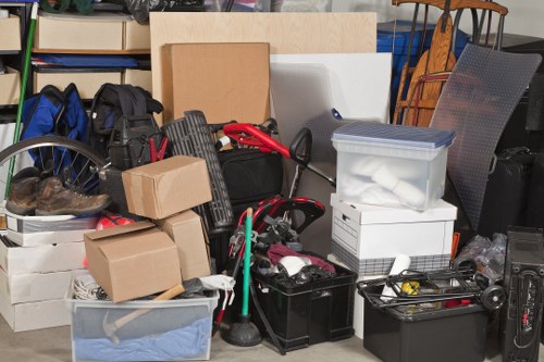 Organized office space after clearance in Battersea